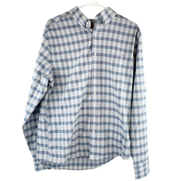 UnTuckIt Slim Fit Plaid Button Down Shirt - Picture 1 of 4